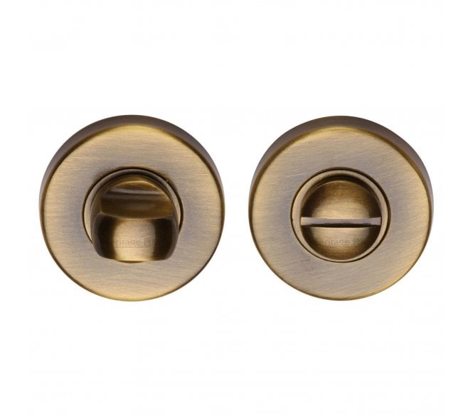 Heritage Brass V4049 Contemporary Bath & Release 46mm - Antique Brass