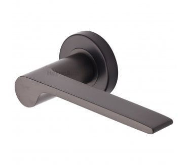Heritage Brass V4190 Julia Lever on Rose - Matt Bronze