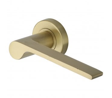 Heritage Brass V4190 Julia Lever on Rose - Satin Brass