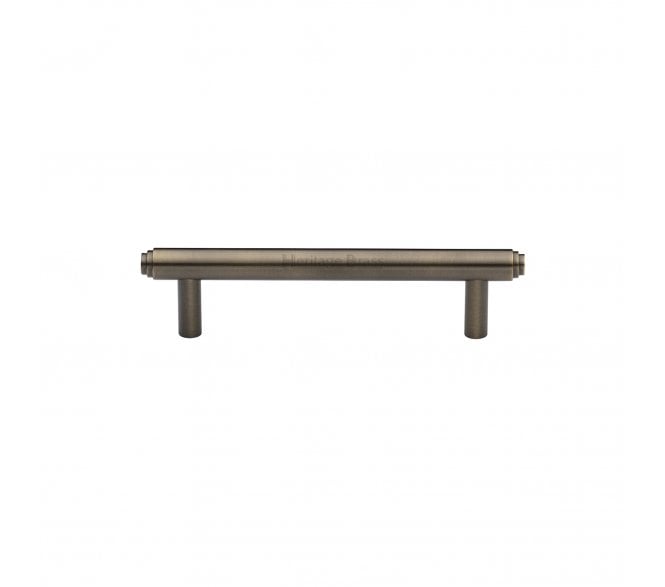 Heritage Brass V4410 Stepped T-Bar Cabinet Pull Handles - Antique Brass