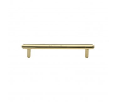 Heritage Brass V4410 Stepped T-Bar Cabinet Pull Handles - Polished Brass