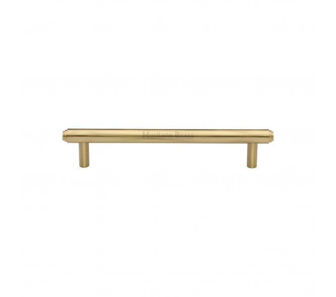 Heritage Brass V4410 Stepped T-Bar Cabinet Pull Handles - Satin Brass