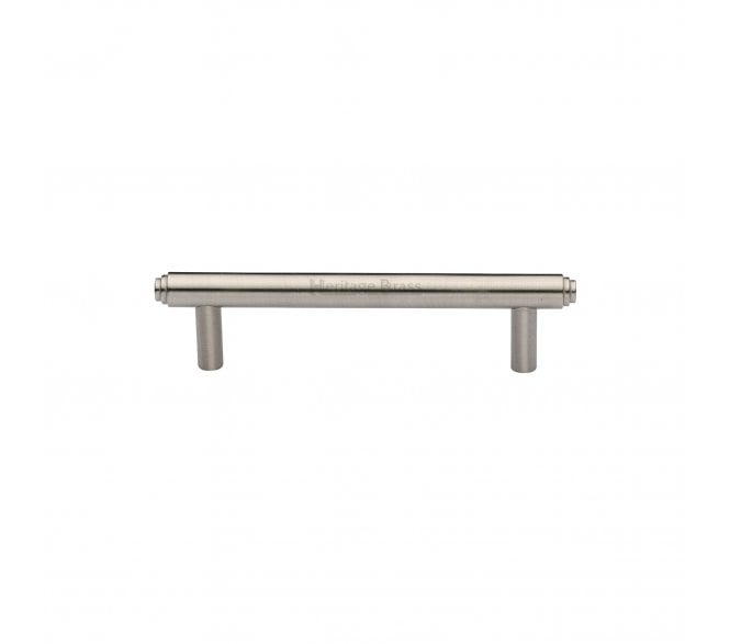 Heritage Brass V4410 Stepped T-Bar Cabinet Pull Handles - Satin Nickel