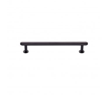 Heritage Brass V4411 Stepped T-Bar Cabinet Pull Handles W/ Circular Roses - Matt Bronze
