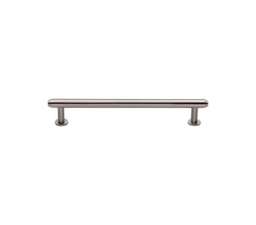 Heritage Brass V4411 Stepped T-Bar Cabinet Pull Handles W/ Circular Roses - Satin Nickel