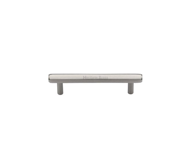 Heritage Brass V4422 Hexagon T-Bar Cabinet Pull Handles - Satin Nickel