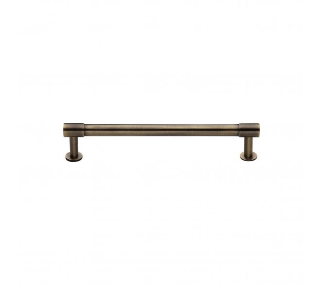 Heritage Brass V4435 Phoenix T-Bar Cabinet Pull Handles W/ Circular Roses - Antique Brass