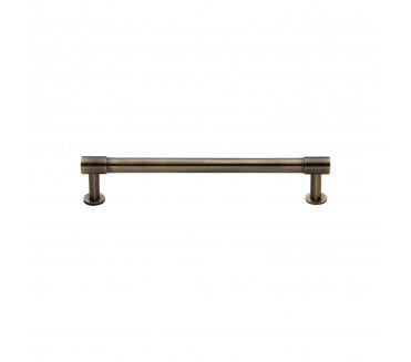 Heritage Brass V4435 Phoenix T-Bar Cabinet Pull Handles W/ Circular Roses - Antique Brass