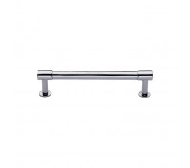 Heritage Brass V4435 Phoenix T-Bar Cabinet Pull Handles W/ Circular Roses - Polished Chrome