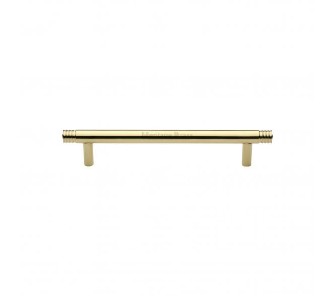 Heritage Brass V4446 Contour T-Bar Cabinet Pull Handles - Polished Brass.