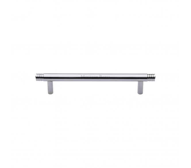 Heritage Brass V4446 Contour T-Bar Cabinet Pull Handles - Polished Chrome.