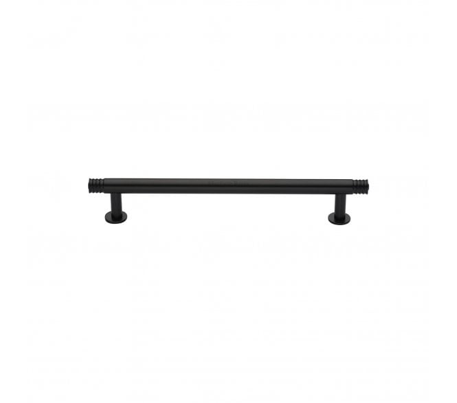 Heritage Brass V4447 Contour Cabinet Pull Handles On Rose - Matt Bronze