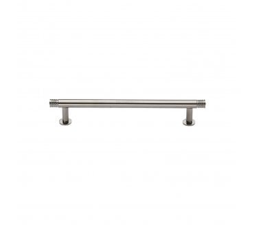 Heritage Brass V4447 Contour Cabinet Pull Handles On Rose - Polished Nickel