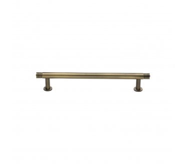 Heritage Brass V4447 Contour T-Bar Cabinet Pull Handles W/Circular Roses - Antique Brass