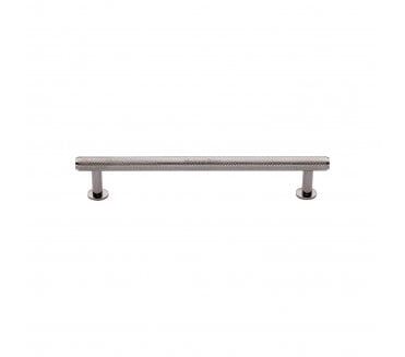 Heritage Brass V4459 Knurled T-Bar Cabinet Pull Handles W/Circular Roses - Polished Nickel