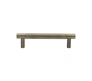Heritage Brass V4461 Partial Knurled T-Bar Cabinet Pull Handles - Antique Brass