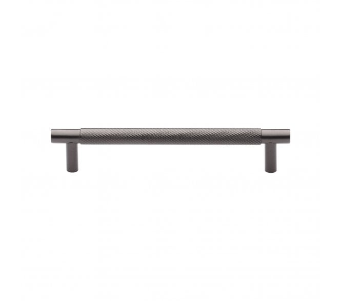 Heritage Brass V4461 Partial Knurled T-Bar Cabinet Pull Handles - Matt Bronze