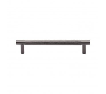 Heritage Brass V4461 Partial Knurled T-Bar Cabinet Pull Handles - Matt Bronze