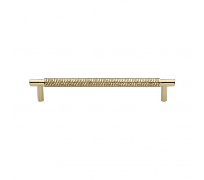 Heritage Brass V4461 Partial Knurled T-Bar Cabinet Pull Handles - Polished Brass