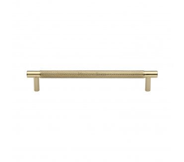 Heritage Brass V4461 Partial Knurled T-Bar Cabinet Pull Handles - Polished Brass
