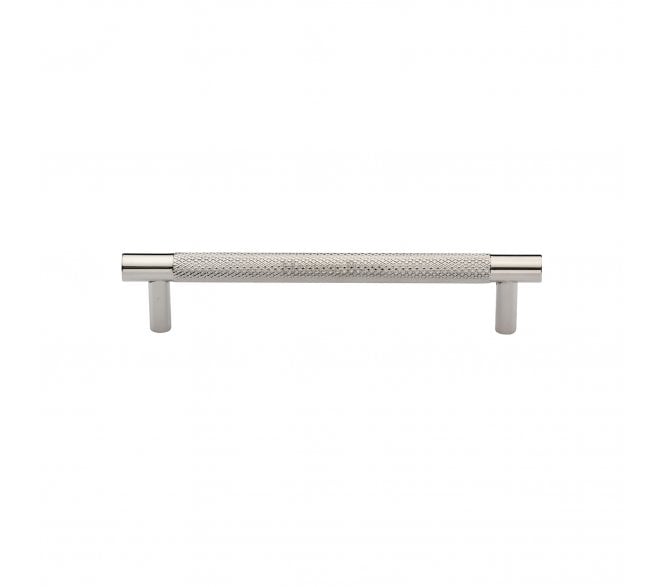 Heritage Brass V4461 Partial Knurled T-Bar Cabinet Pull Handles - Polished Nickel