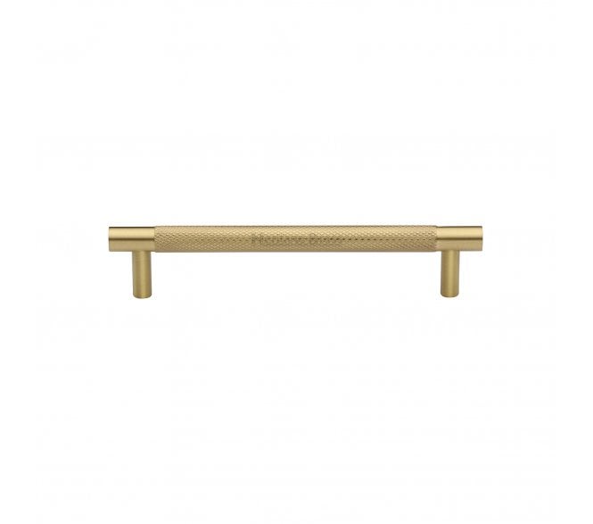 Heritage Brass V4461 Partial Knurled T-Bar Cabinet Pull Handles - Satin Brass