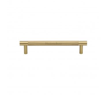 Heritage Brass V4461 Partial Knurled T-Bar Cabinet Pull Handles - Satin Brass
