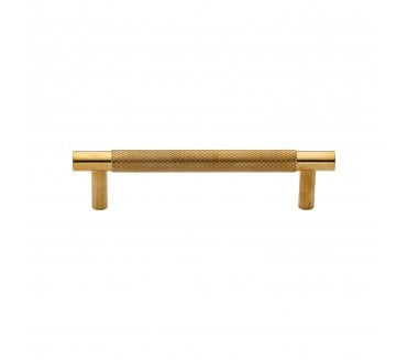 Heritage Brass V4461 Partial Knurled T-Bar Cabinet Pull Handles - Unlacquered Brass