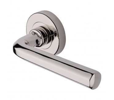 Heritage Brass V4545 Octave Lever on Rose - Polished Nickel