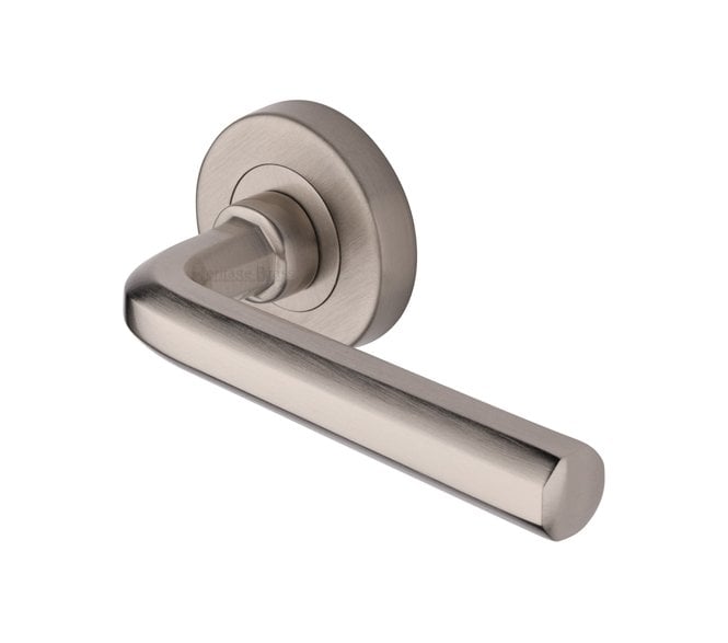 Heritage Brass V4545 Octave Lever on Rose - Satin Nickel