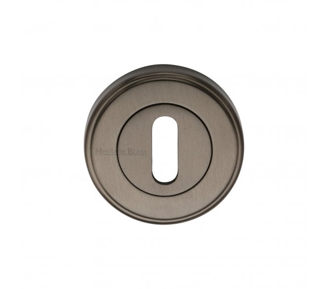 Heritage Brass V5000 Keyhole Escutcheon 50mm - Matt Bronze