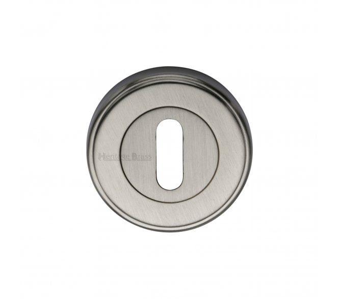 Heritage Brass V5000 Keyhole Escutcheon 50mm - Satin Nickel