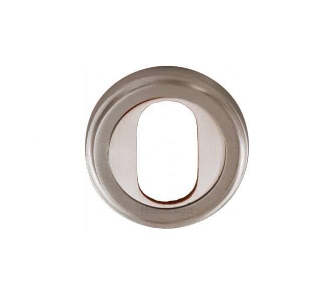 Heritage Brass V5010 Oval Escutcheon 50mm - Satin Nickel