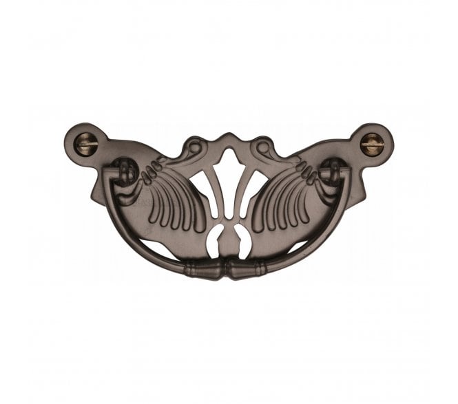 Heritage Brass V5021 Fretted Drop Handle - Matt Bronze