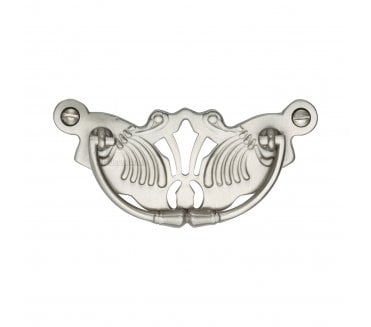 Heritage Brass V5021 Fretted Drop Handle - Satin Nickel