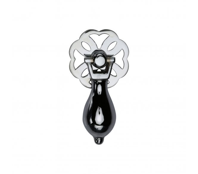 Heritage Brass V5025 Cabinet Drop Pull On Rose Plate - Polished Chrome