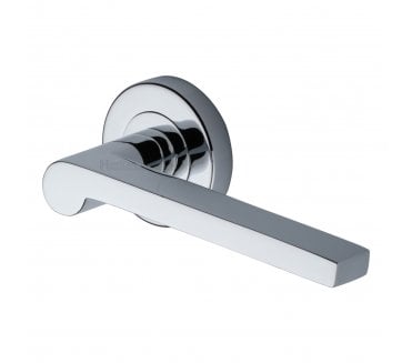 Heritage Brass V6225 Metro Mid Century Lever on Rose - Polished Chrome