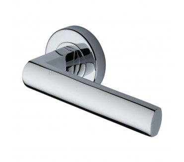 Heritage Brass V6230 Poseidon Lever on Rose - Polished Chrome
