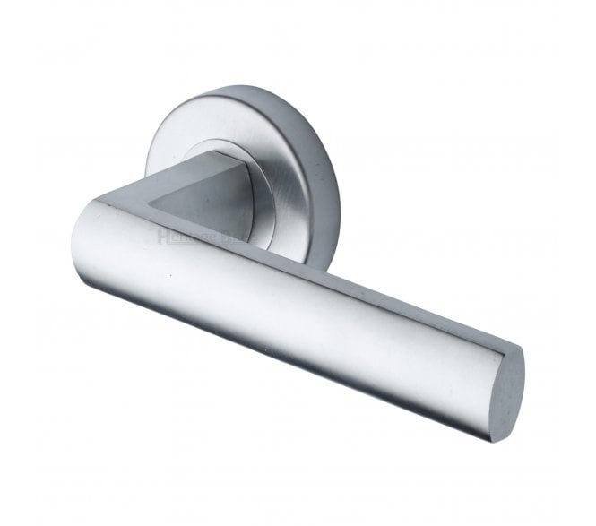 Heritage Brass V6230 Poseidon Lever on Rose - Satin Chrome