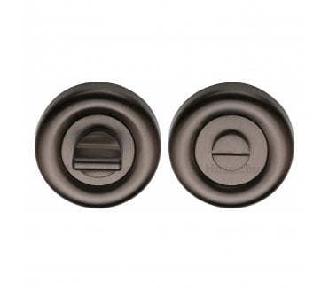 Heritage Brass V6720 Bath Turn & Release 50mm - Matt Bronze