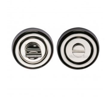 Heritage Brass V6720 Bath Turn & Release 50mm - Polished Nickel