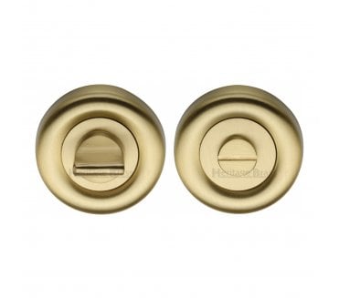 Heritage Brass V6720 Bath Turn & Release 50mm - Satin Brass