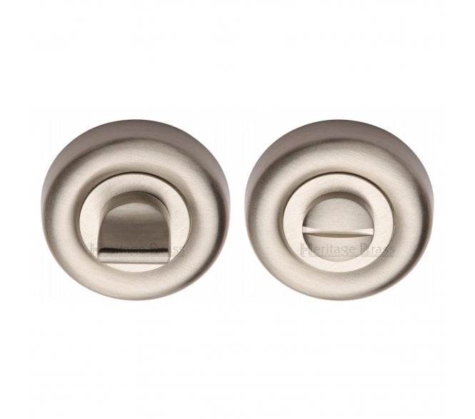 Heritage Brass V6720 Bath Turn & Release 50mm - Satin Nickel