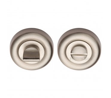 Heritage Brass V6720 Bath Turn & Release 50mm - Satin Nickel
