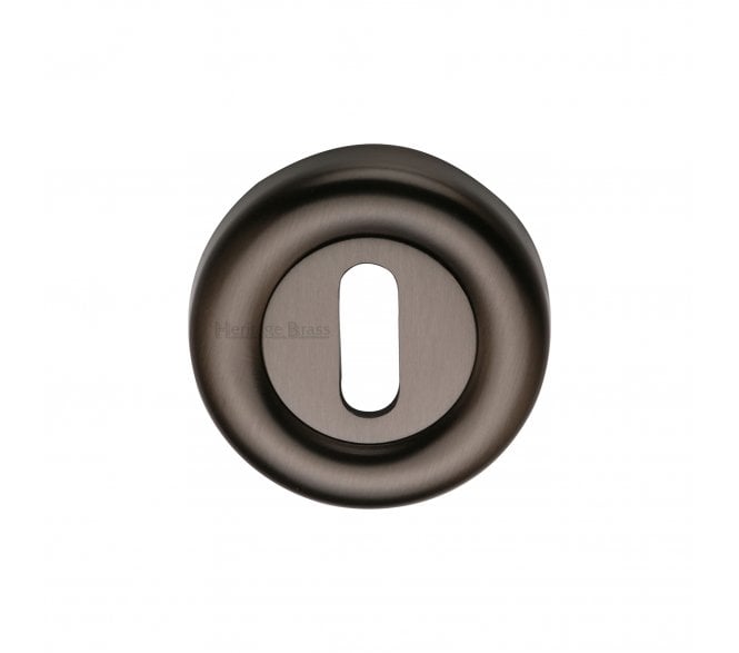 Heritage Brass V6722 Keyhole Escutcheon 53mm - Matt Bronze