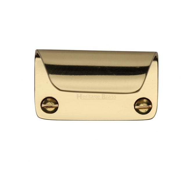 Heritage Brass V7116 Curved Sash Lift - Polished Brass
