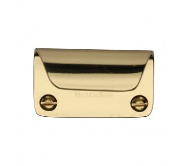 Heritage Brass V7116 Curved Sash Lift - Polished Brass
