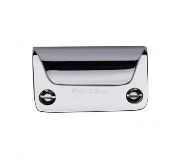Heritage Brass V7116 Curved Sash Lift - Polished Chrome