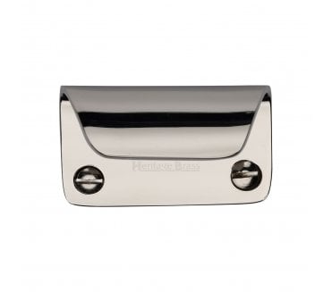 Heritage Brass V7116 Curved Sash Lift - Polished Nickel