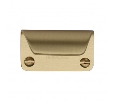 Heritage Brass V7116 Curved Sash Lift - Satin Brass